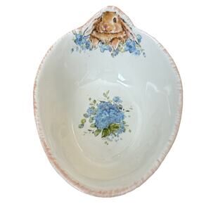 Southern Living Bunny Floral Egg Bowl Dillards Exclusive